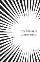 The Stranger by Albert Camus book cover.