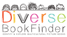 Diverse BookFinder logo with children's illustrations