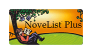 Novelist Logo of person reading under a tree
