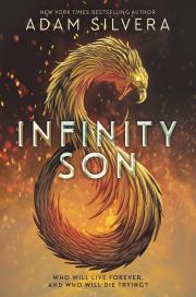 "infinity son book cover and link to book series in catalog"