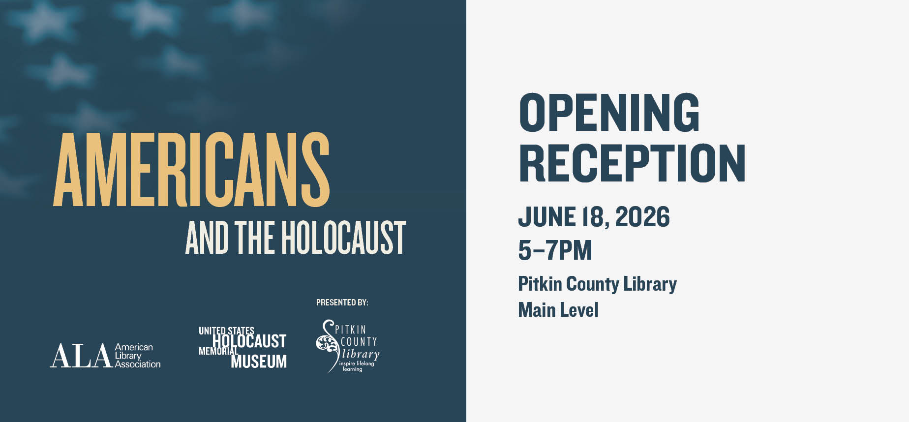 Americans and the Holocaust Opening Reception