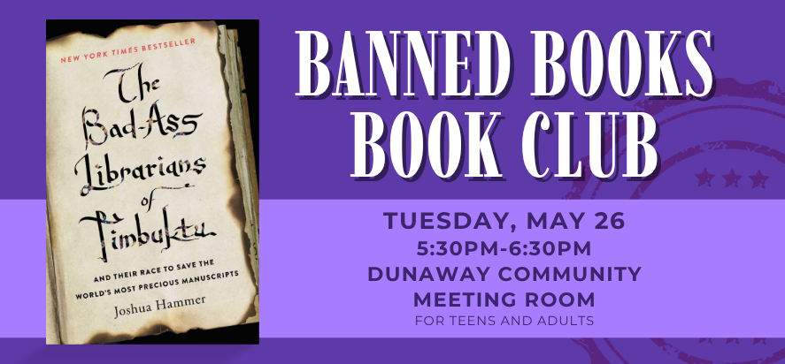 Banned Books Book Club Tuesday May 26 2026