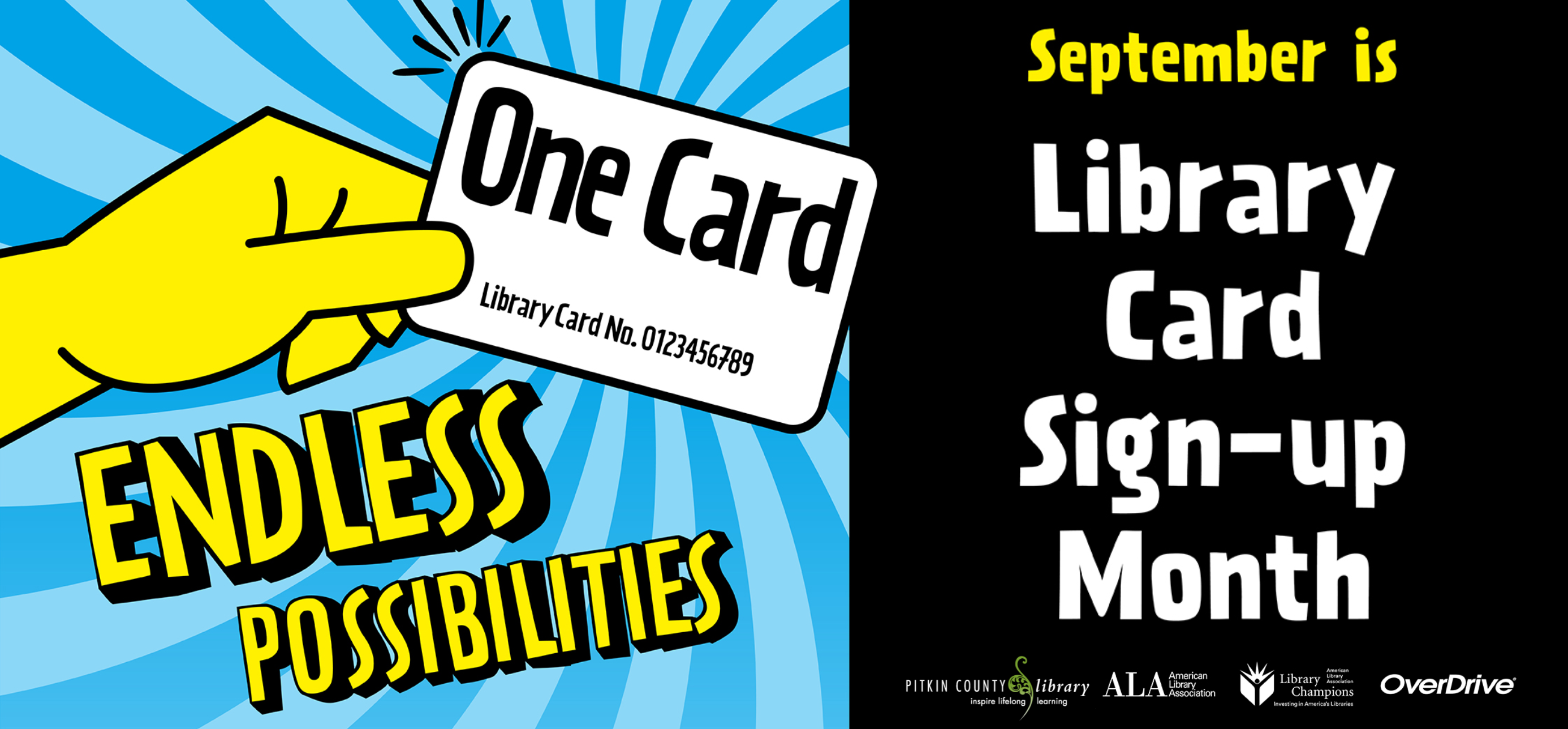 September is library card sign up month