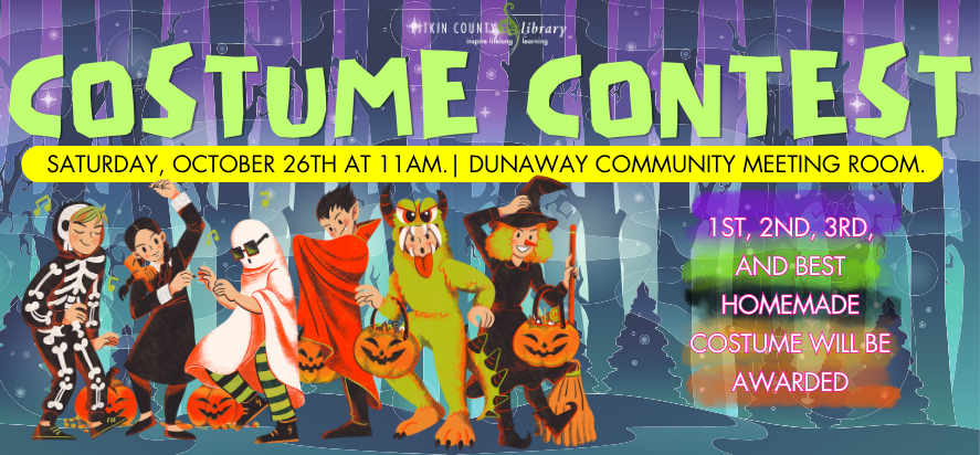 costume contest banner