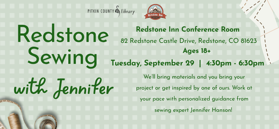 Redstone Sewing with Jen - September