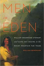 "men in eden book cover and link to place book on hold in catalog"