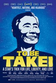 "to be takei movie cover and link to catalog to place movie on hold"