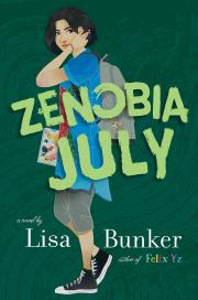 "zenobia july by lisa bunker book cover and link to place hold in our catalog"