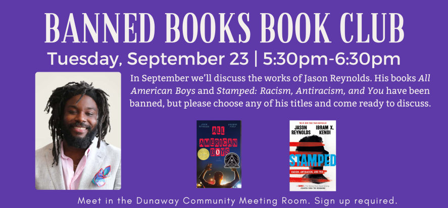 Banned Books Book Club Jason Reynolds