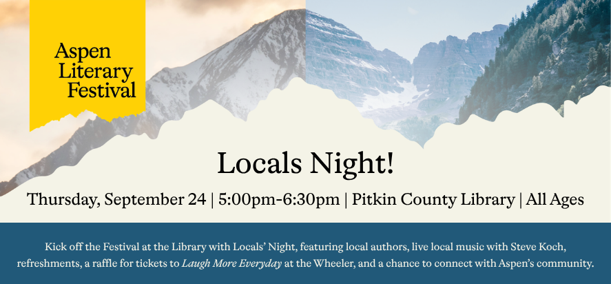 Aspen Literary Festival 2026 Locals Night