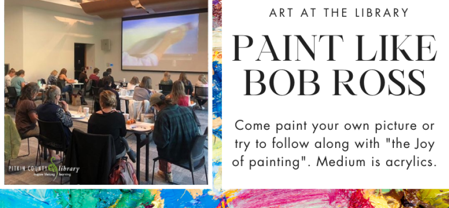 Paint like Bob Ross graphic