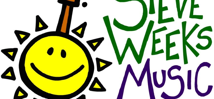 steve weeks music with a guitar shaped like the sun