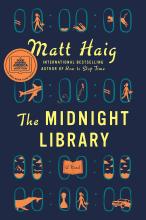 The Midnight library book cover The Midnight library book cover