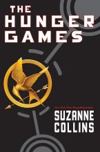 book cover for hunger games by suzanne collins