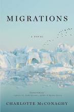 Migrations book cover by Charlotte Mcconaghy