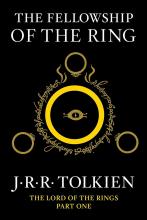 The fellowship of the ring book cover by jrr tolkien