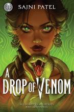 book cover for a drop of venom by sanji patel