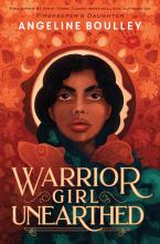 book cover for warrior girl unearthed by angeline boulley